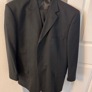 Versini Men's Black Blazer & Pants